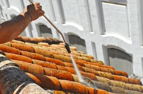 Nettoyage de toitures - Villebois